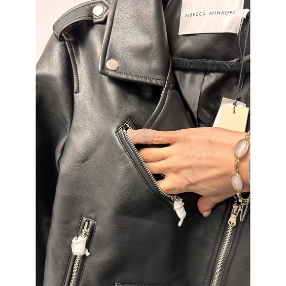 Rebecca Minkoff Moto jacket. Tags attached - Picture 9 of 10
